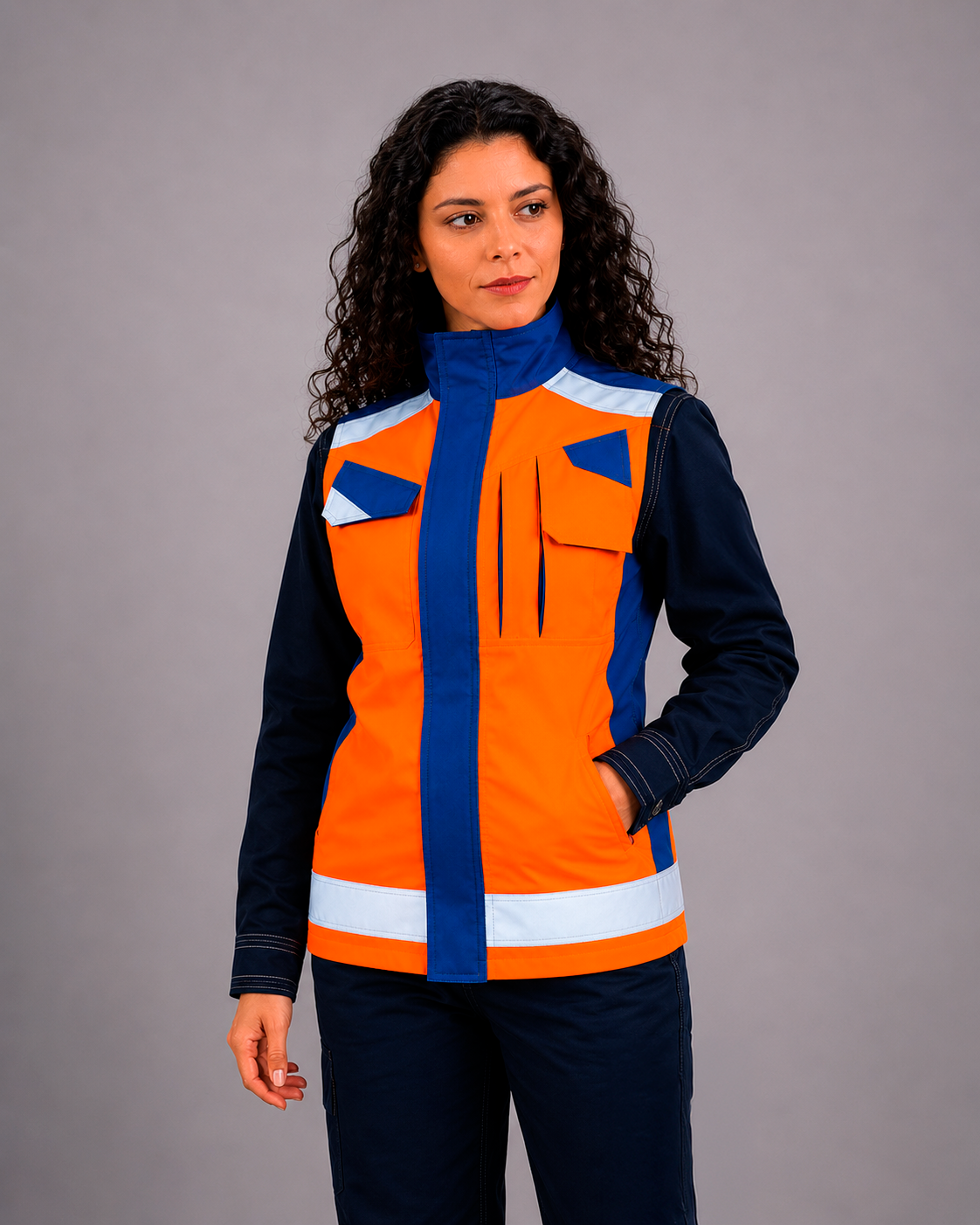 Geologo Ignifugo - Antiácido - Antiestático Risk Current Dama - XS / Naranja