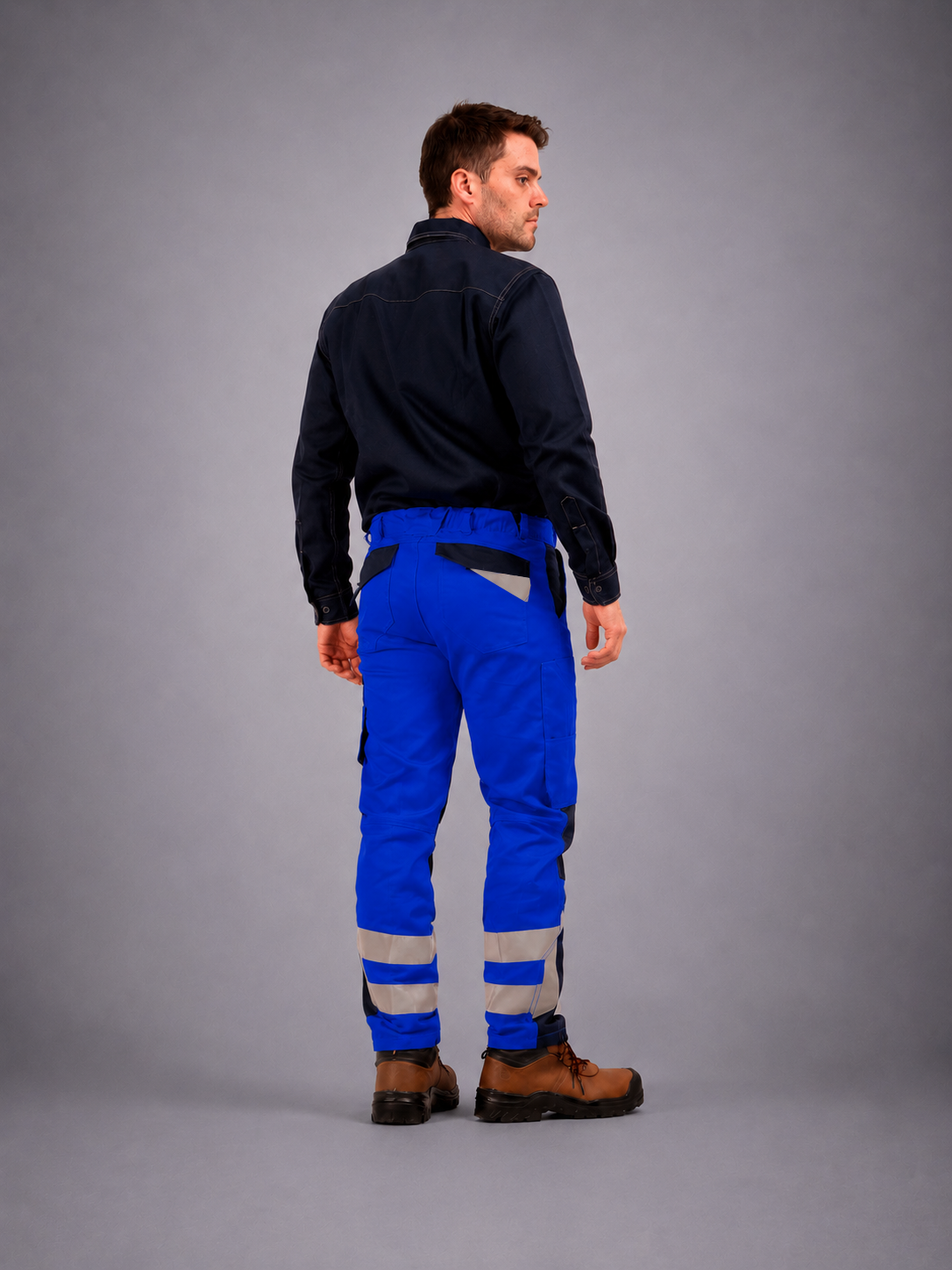 Pantalón Ignifugo - Antiácido - Antiestático Risk Current H.V. Bicolor
