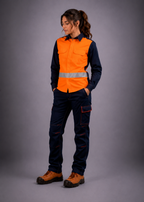 Blusa Ignifuga - Antiácido - Antiestático Ws Current H.V. Dama