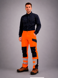 Pantalón Ignifugo - Antiácido - Antiestático Risk Current H.V. Bicolor