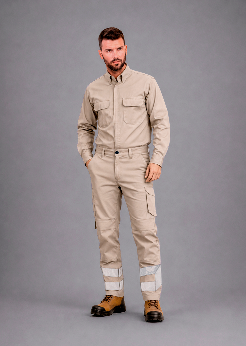 Pantalón Ignifugo - Antiácido - Antiestático Risk Current H.V.