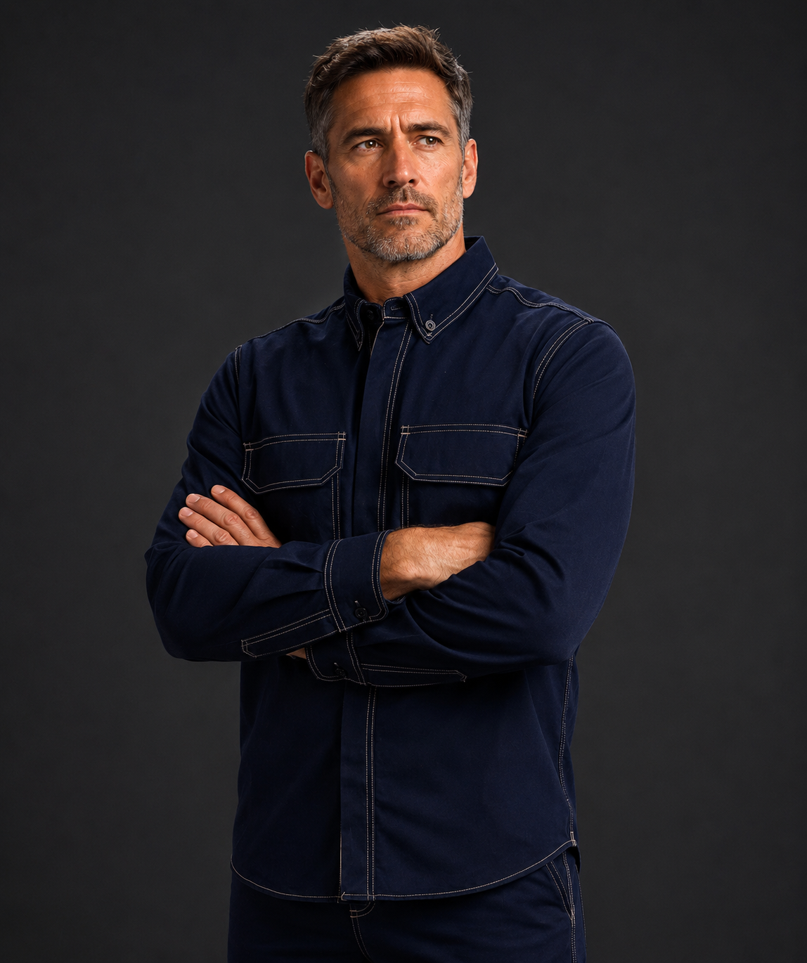 Camisa Ignifuga Risk Unisafe - XS / Azul marino
