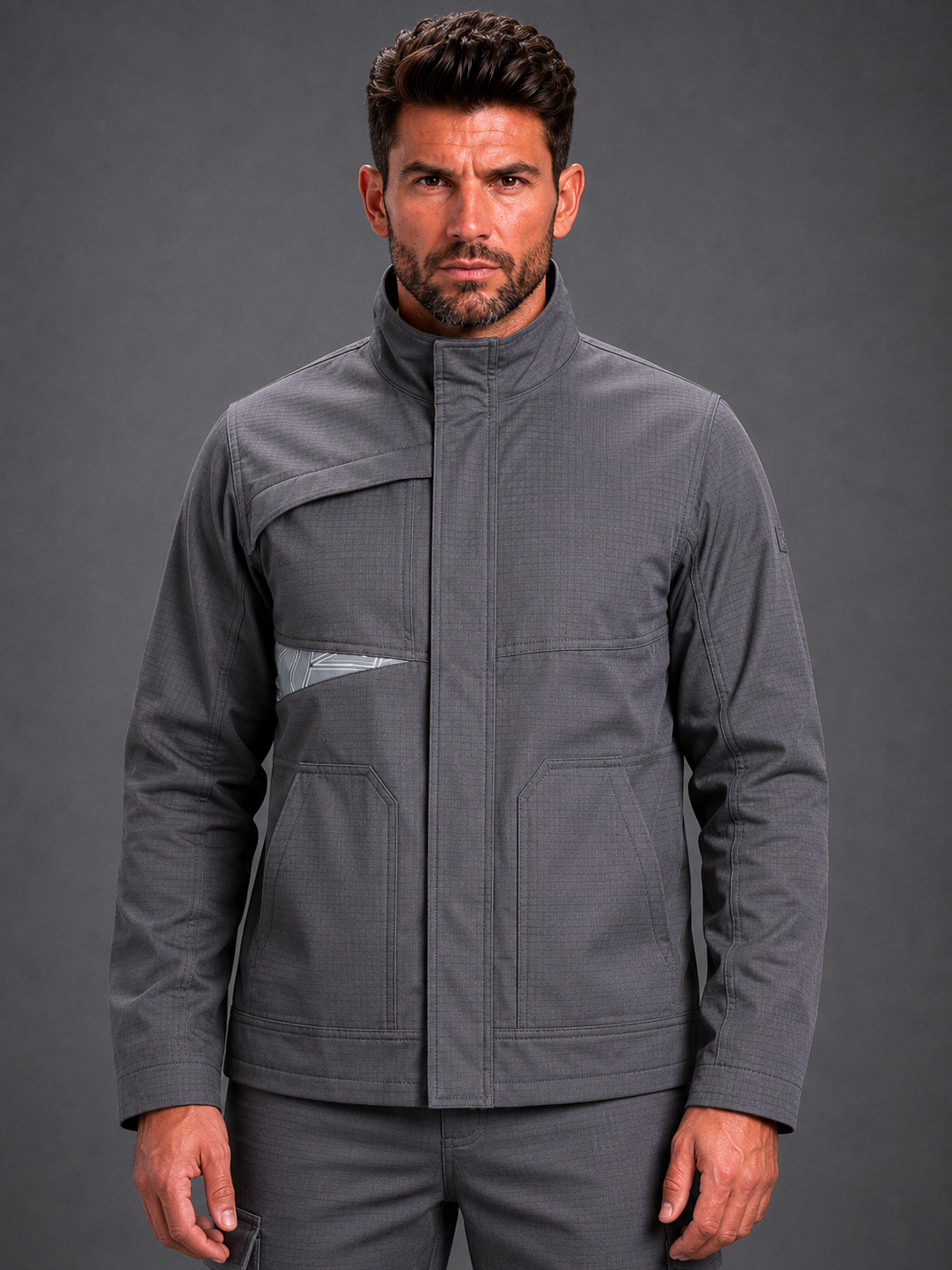 Chaqueta Antiácido AX - XS / Gris