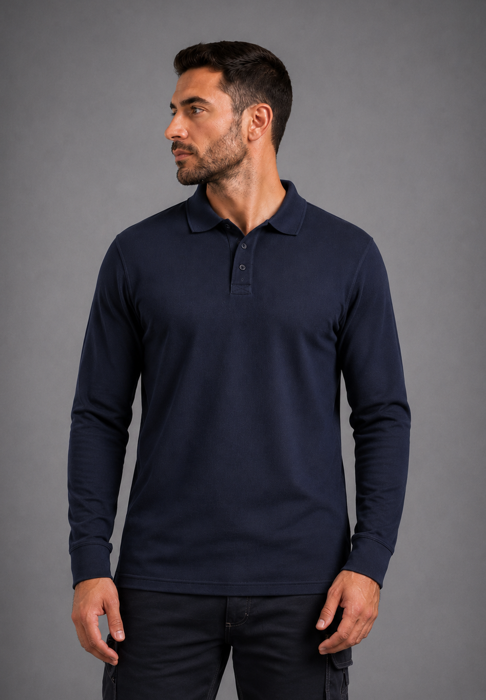 Polera Ignífuga Basic Stiff - XS / Azul marino