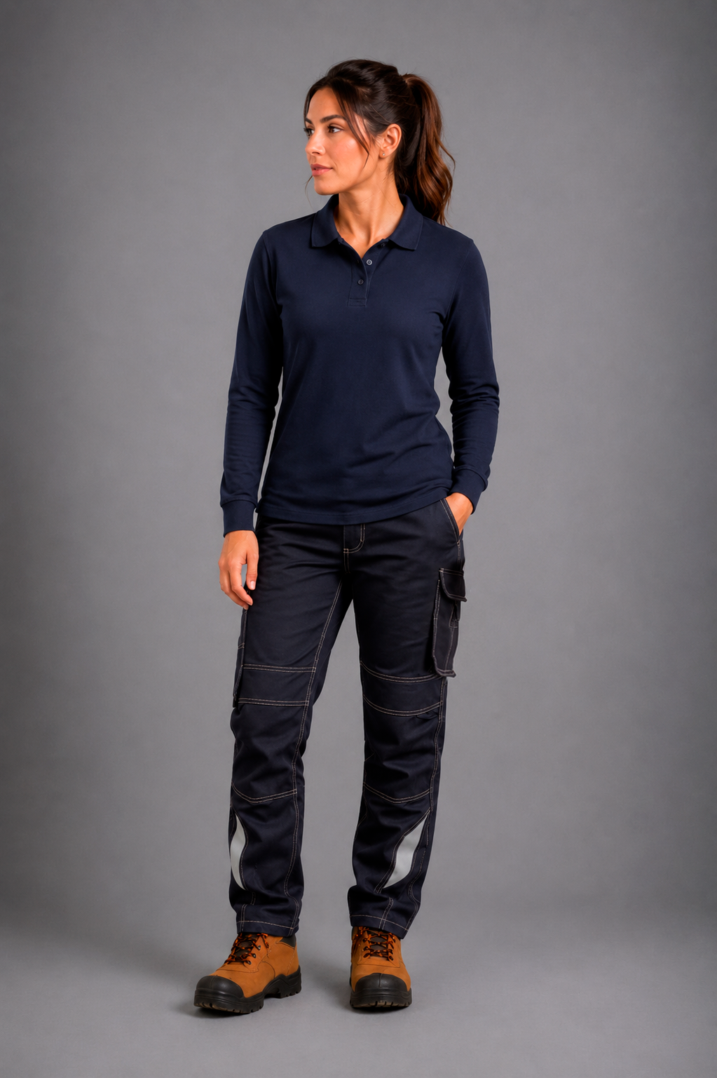 Polera Ignífuga Basic Stiff Dama