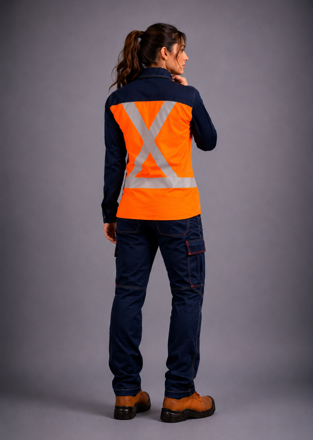 Blusa Ignifuga - Antiácido - Antiestático Ws Current H.V. Dama