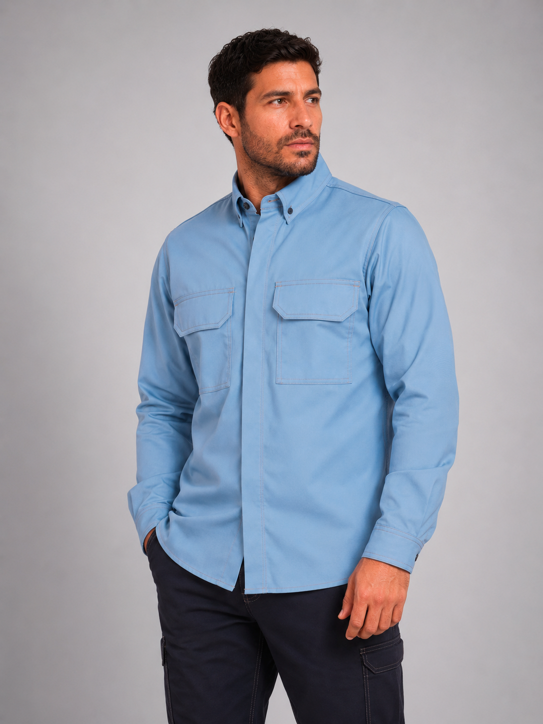 Camisa Ignifuga - Antiácido - Antiestático Ws Current