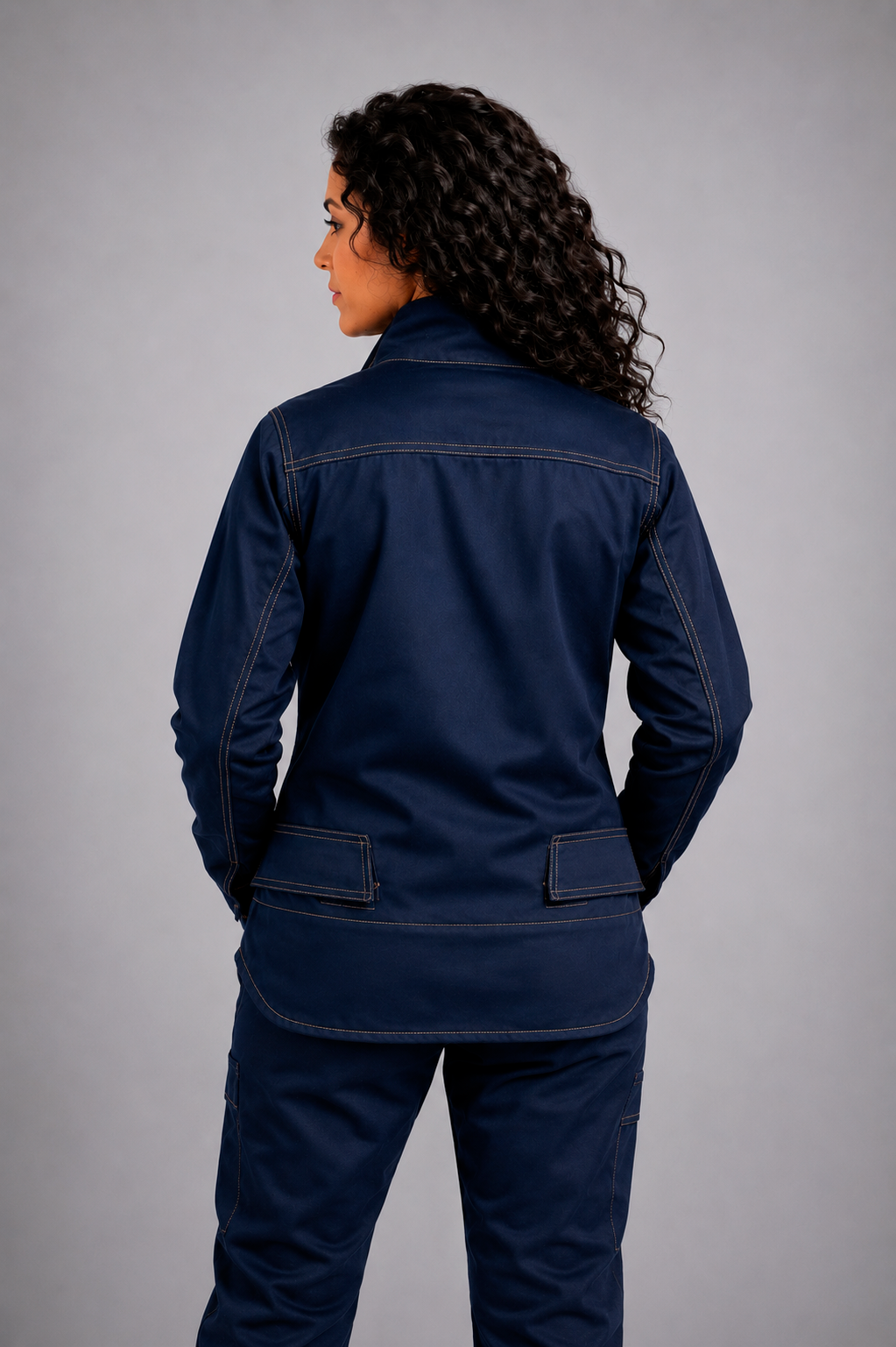 Chaqueta ignifuga - antiácido - antiestático risk current Dama