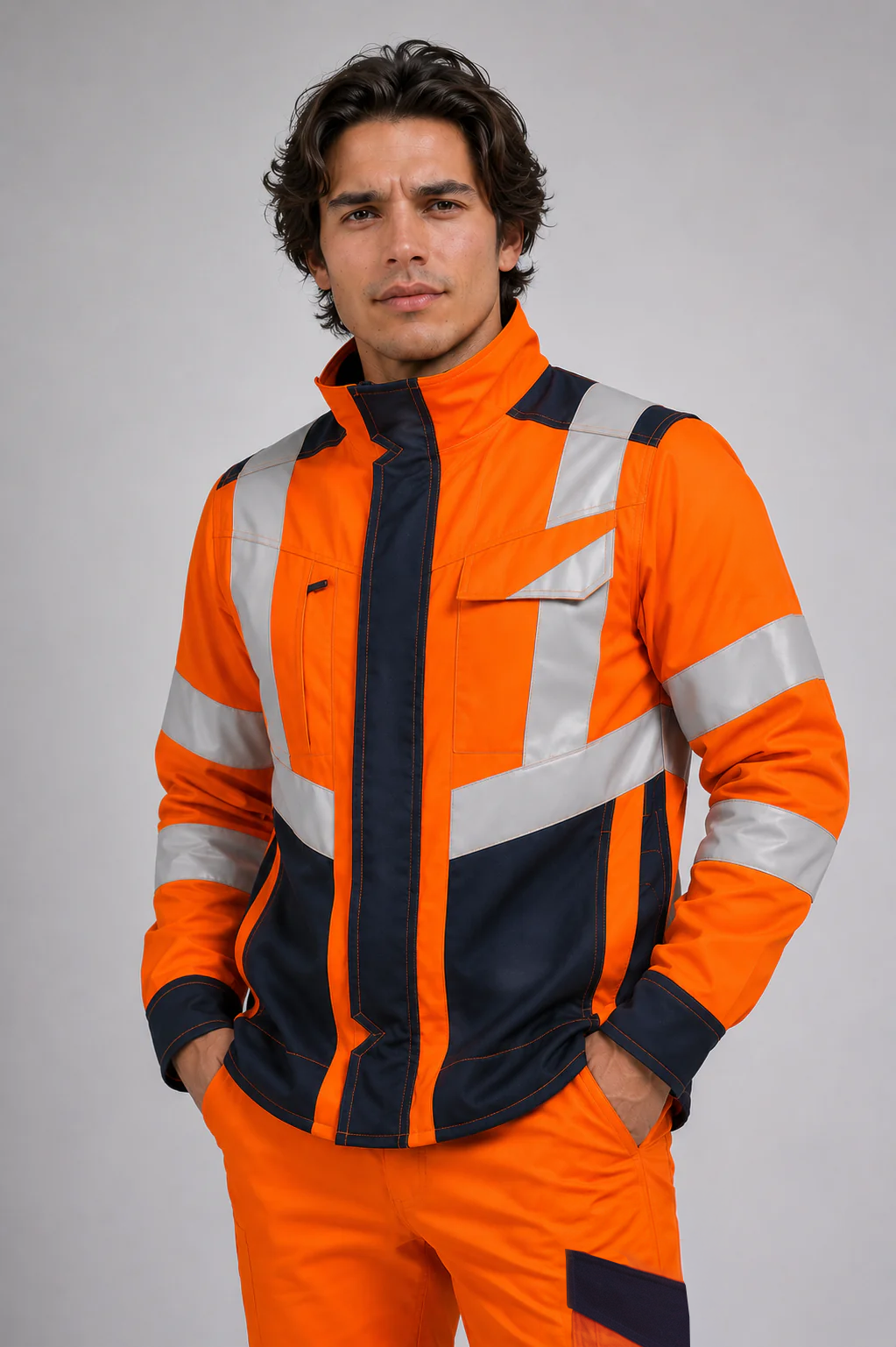 Chaqueta Ignifuga - Antiácido - Antiestático Risk Current H.V.