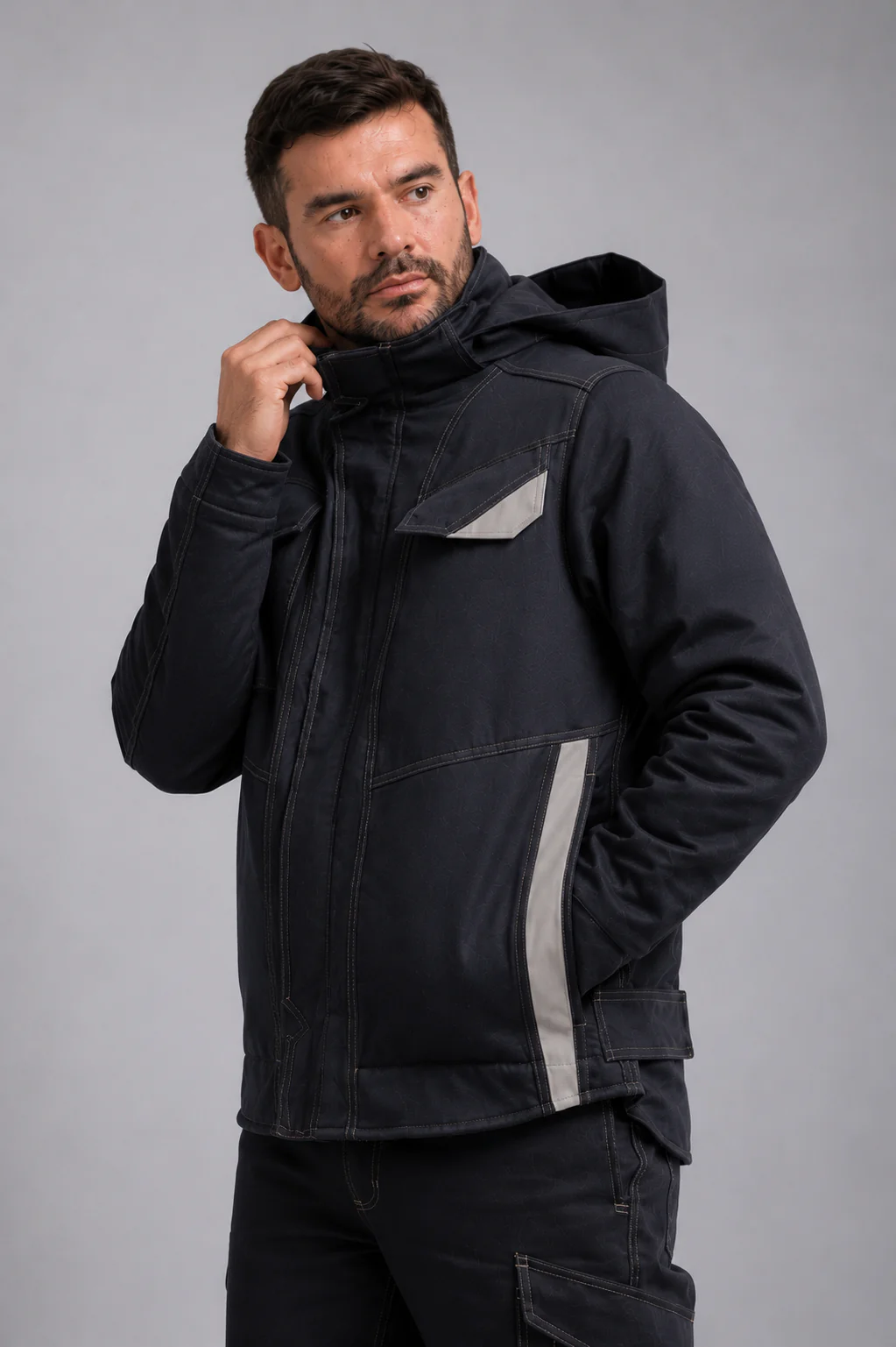 Chaqueta Térmica Ignifuga - Antiácido - Antiestático Risk Current