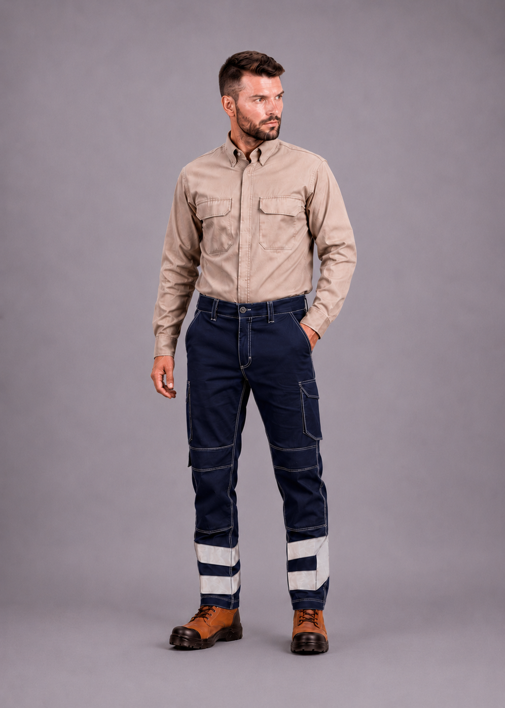 Pantalón Ignifugo - Antiácido - Antiestático Risk Current H.V.