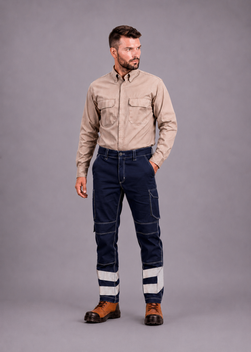 Pantalón Ignifugo - Antiácido - Antiestático Risk Current H.V.