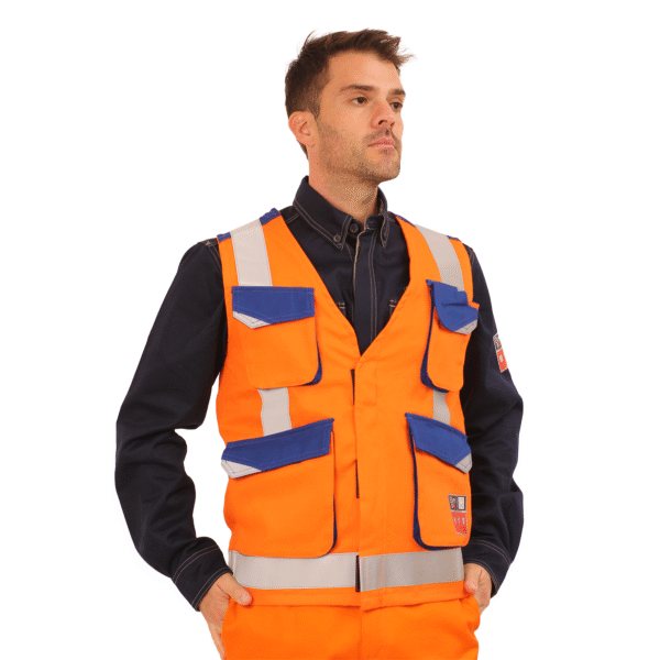 GEOLOGO IGNIFUGO ANTIESTATICO WS CURRENT 11 CAL/CM2 NARANJO AZULINO