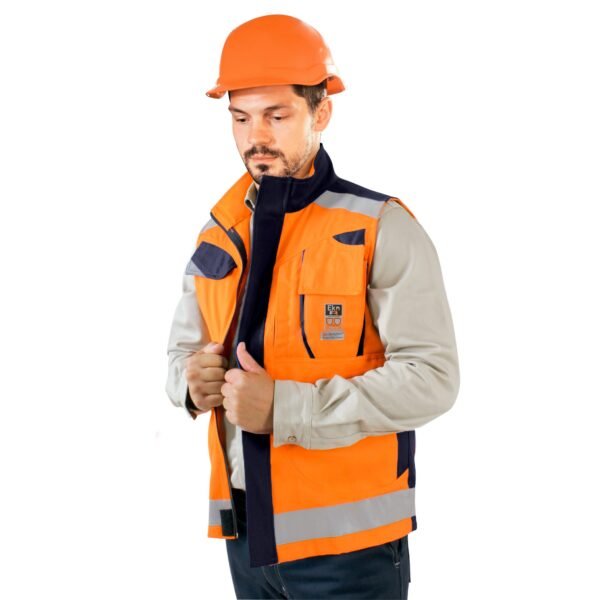 GEOLOGO IGNÍFUGO UNISAFE FR RISK NARANJO/AZUL